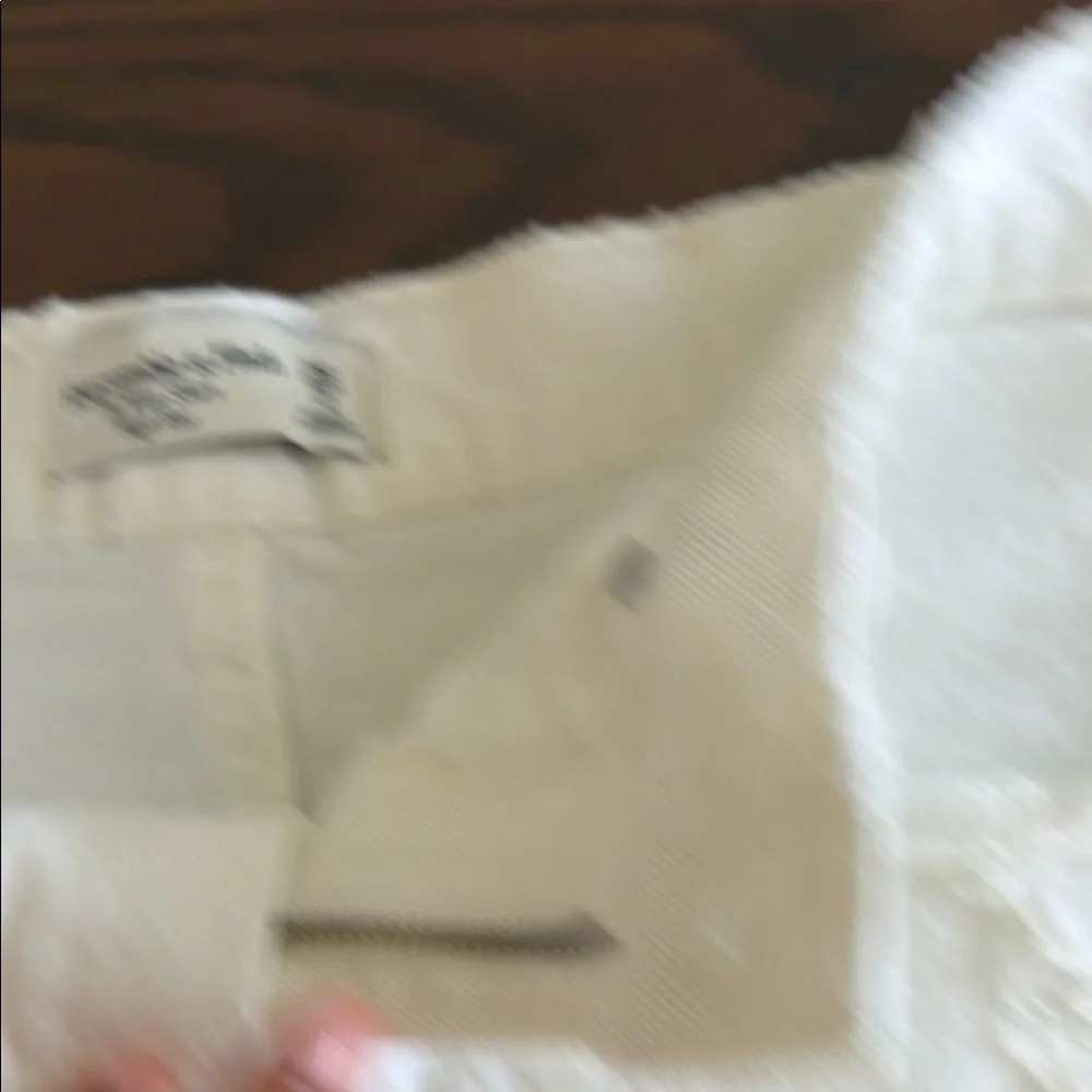 White Women's Distressed Denim Shorts